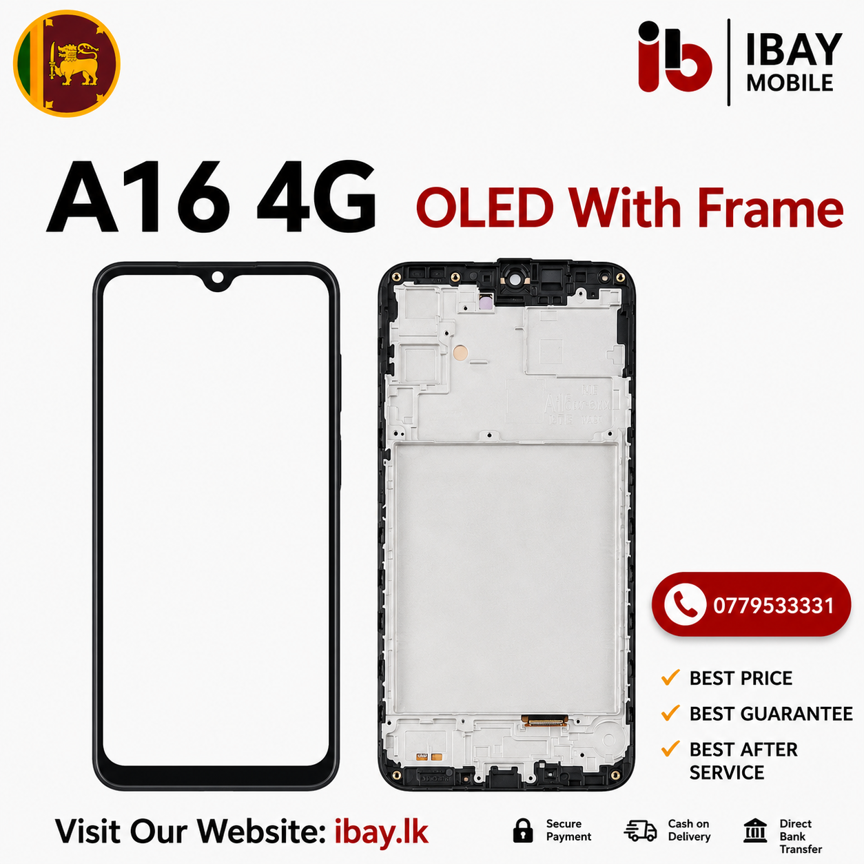a16 4g oled with frame