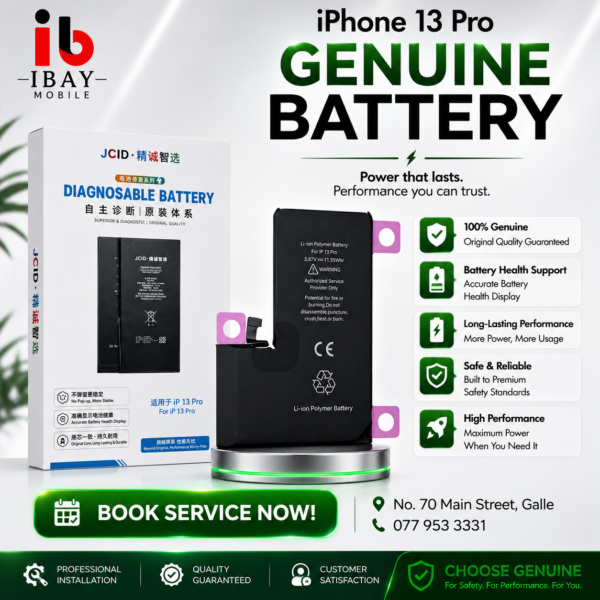 iPhone 13 Pro JCID Original Battery