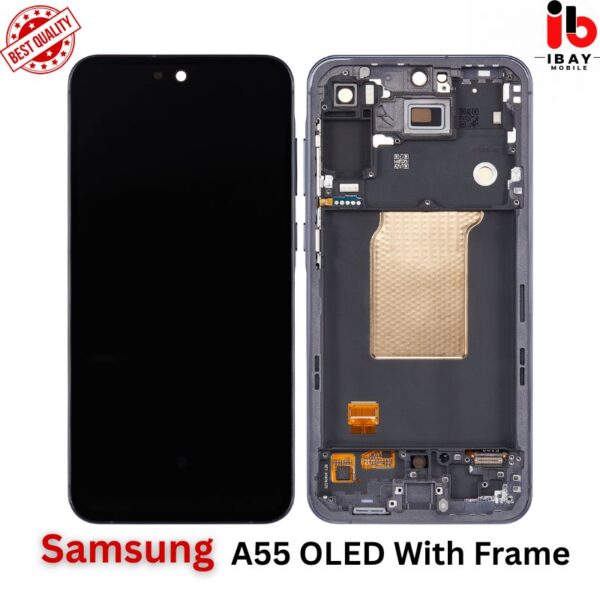 Samsung A55 OLED With Frame - ibay mobile