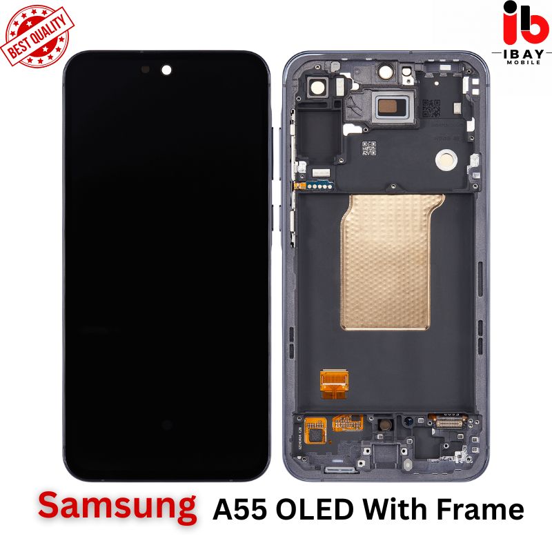Samsung A55 OLED With Frame - ibay mobile