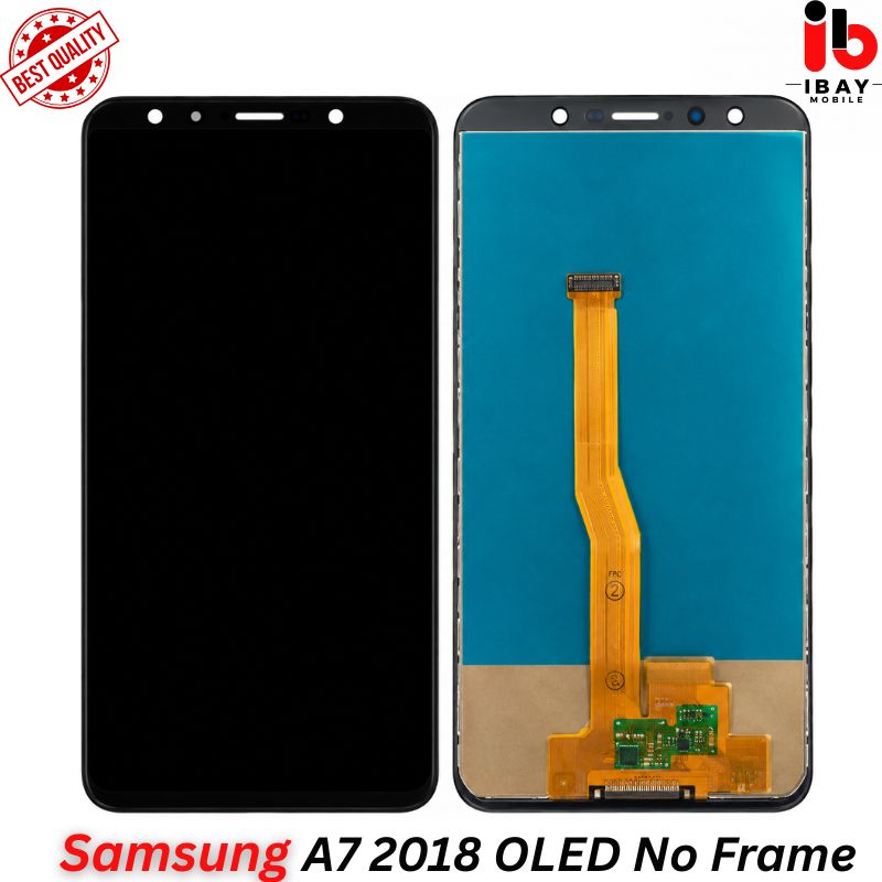 Samsung A7 2018 OLED No Frame - ibay mobile