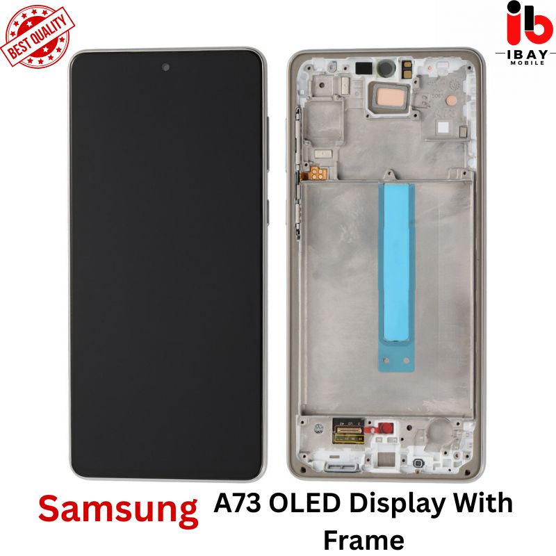 Samsung A73 OLED Display with Frame - ibay mobile